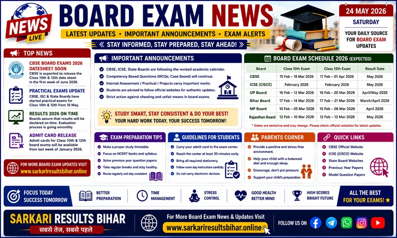 board exam news 2026