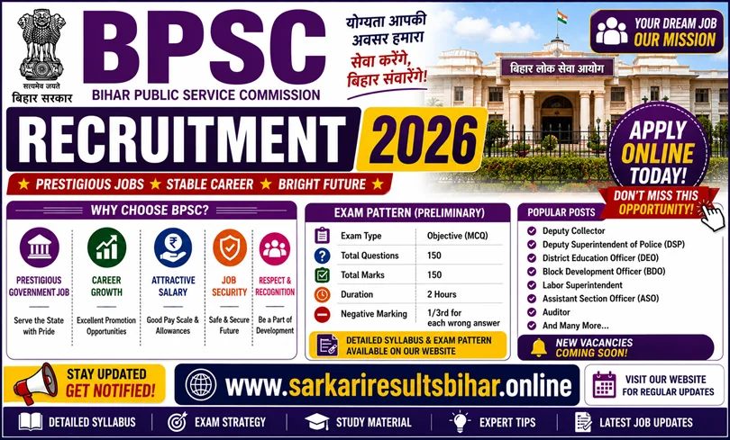 bpsc jobs 2026