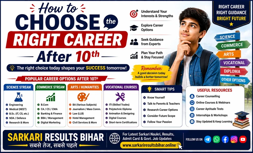 how to choose the right career after 10th
